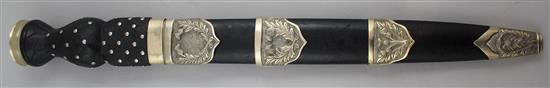 A 20th century Scottish dirk, overall 17.75in.